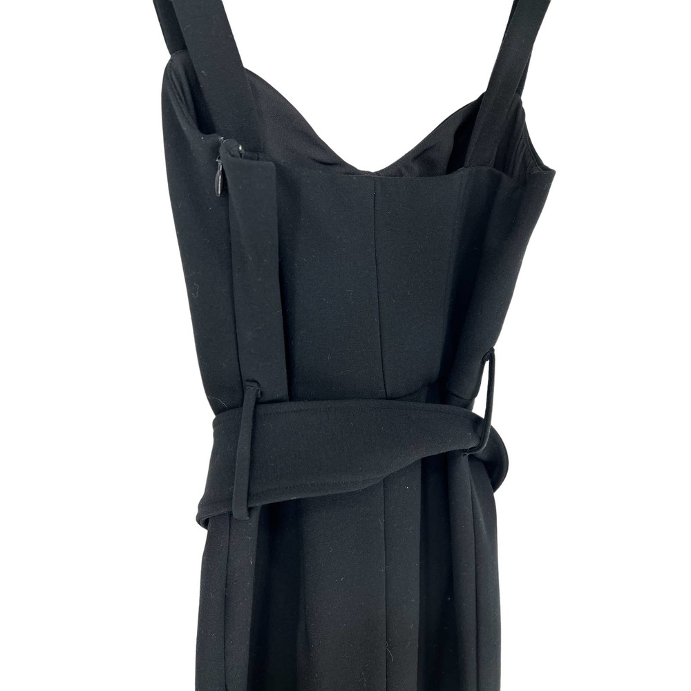 Staud Black Umbria Belted Jumpsuit - Picture 15 of 16